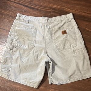 Men's Beige Cargo Shorts